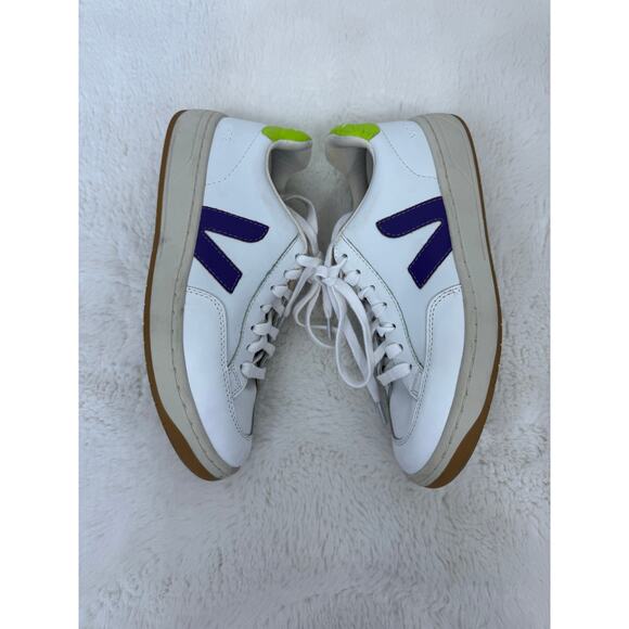 VERT V-12 White Leather Sneakers Women’s Size 7 - Picture 5 of 11